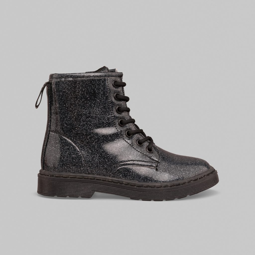 AURORA BLACK GLITTER PAT