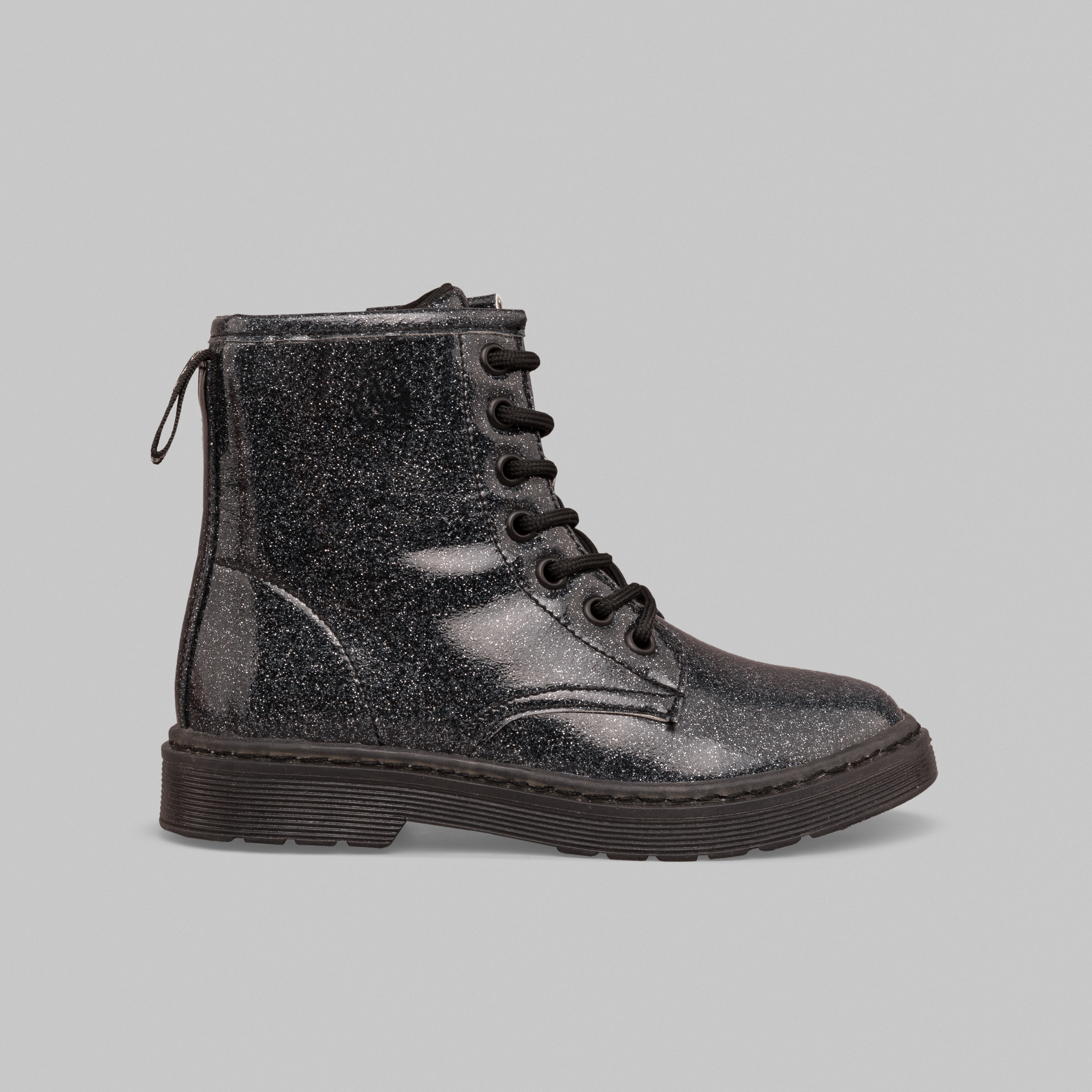 AURORA BLACK GLITTER PAT